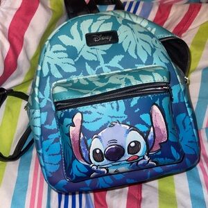 Disney Blue and Teal Stitch Backpack